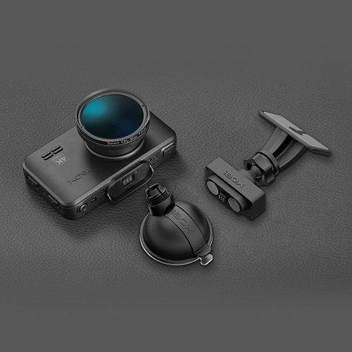 Видеорегистратор с базой камер iBOX RoadScan 4K WiFi GPS Dual + Камера заднего вида RC FHD11